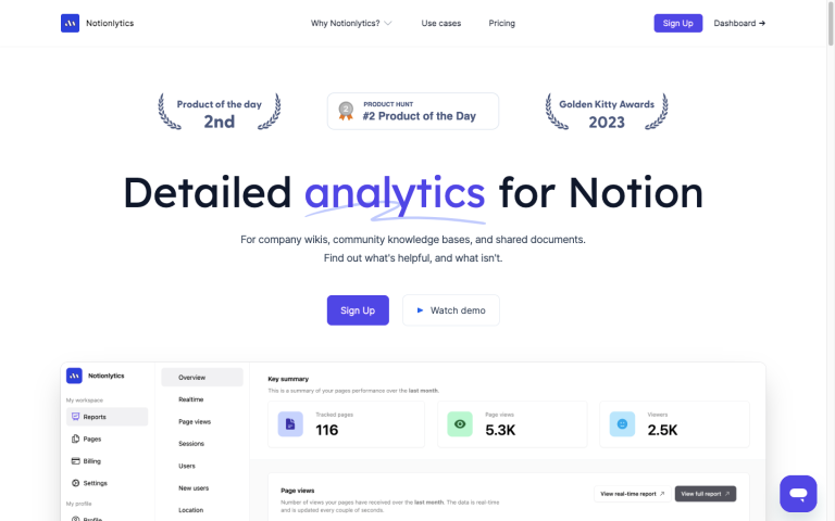 Notionlytics